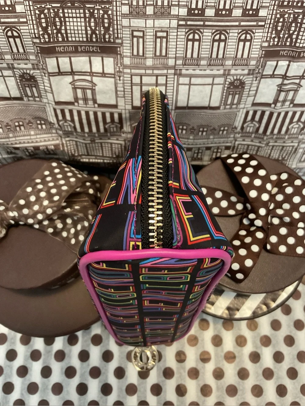 Henri Bendel x Steven Wilson Limited Edition Cosmetics Bag with Coated Interior